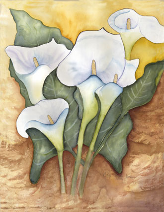 calla lily white. If there was ever an image that might be appropriate as a 